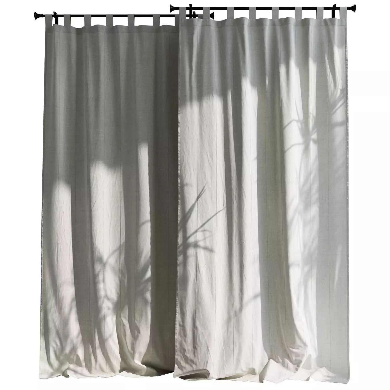 Ikea Lenda Curtains 2 3D model_0