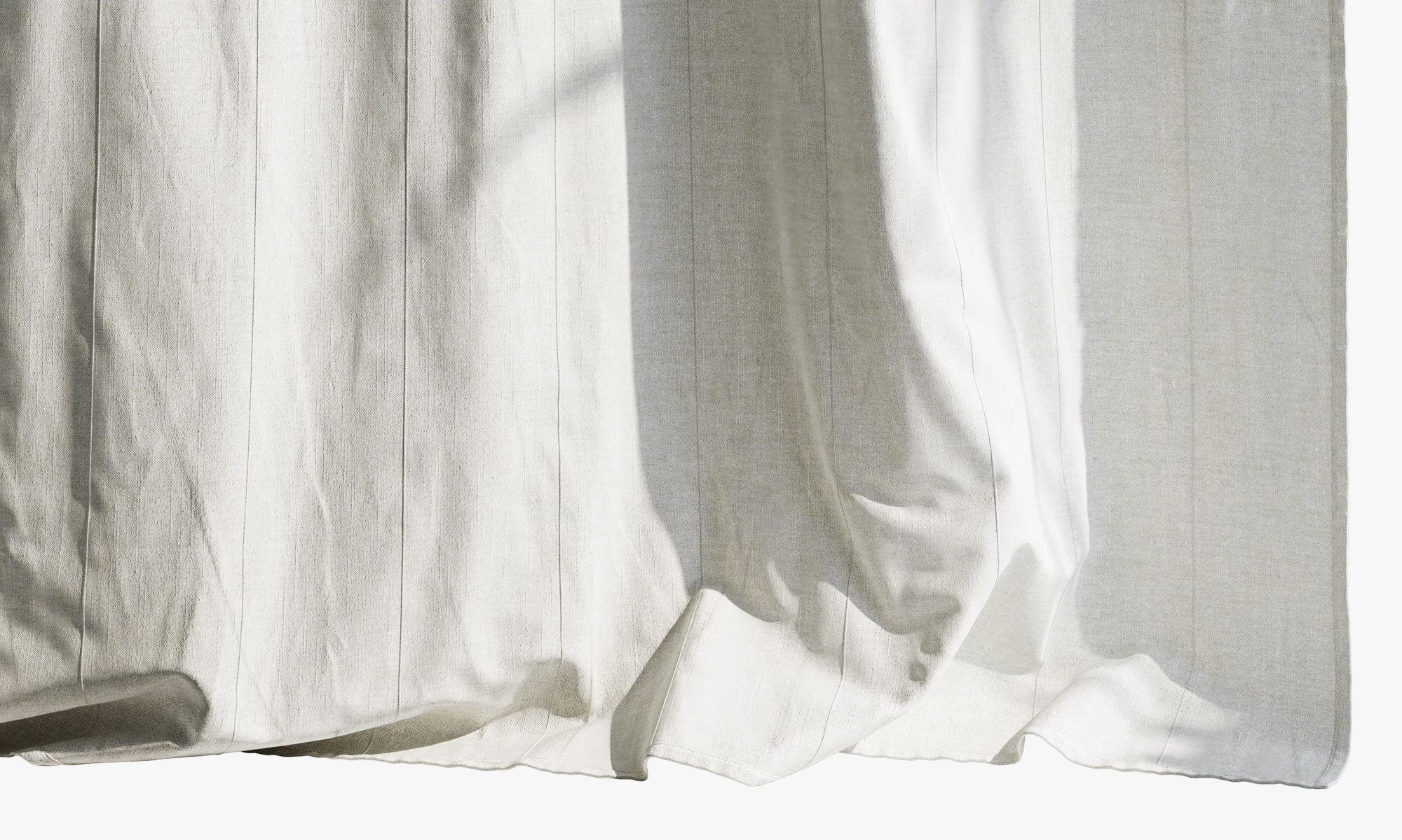 Ikea Lenda Curtains 2 3D model_3