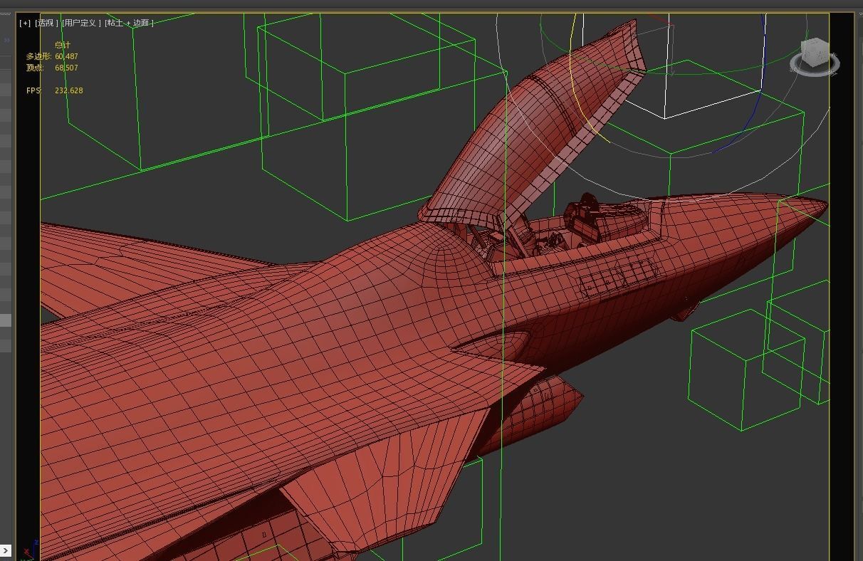 J-20 J20 J20B J-20B Chinese stealth fighter Low-poly 3D model_27