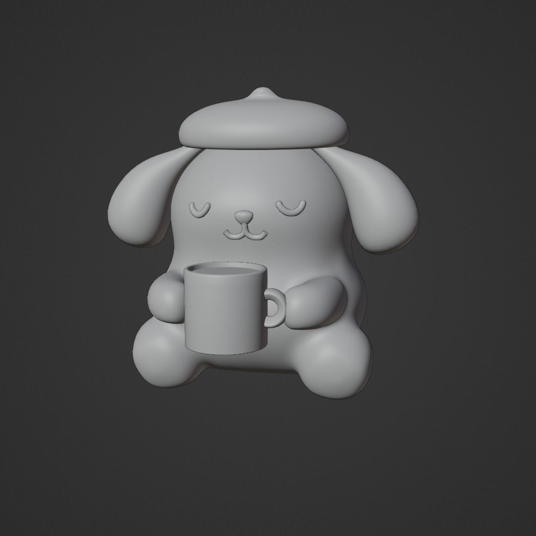 Pompompurin 3D model_1