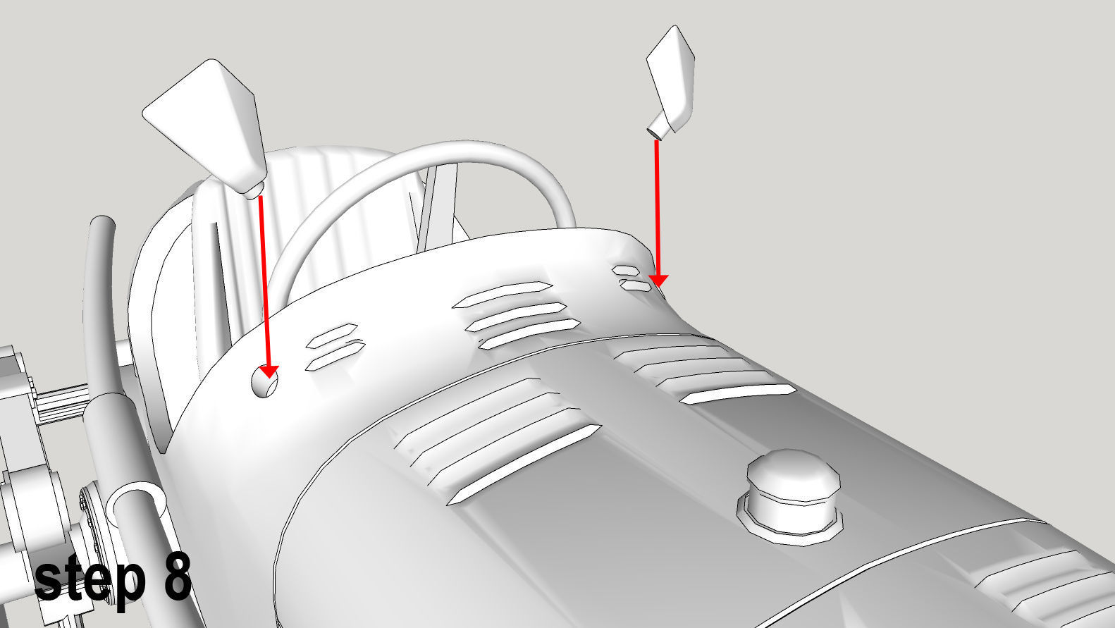 Alfa Romeo P3 printable Scale 1-43 3D print model_10