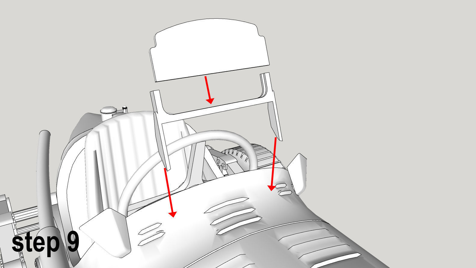 Alfa Romeo P3 printable Scale 1-43 3D print model_11