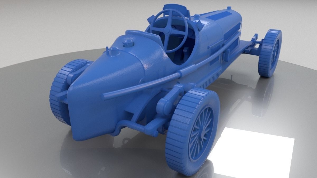 Alfa Romeo P3 printable Scale 1-43 3D print model_1
