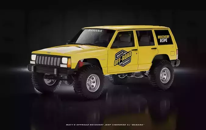 Matts OffRoad Recovery BANANA Jeep Cherokee XJ