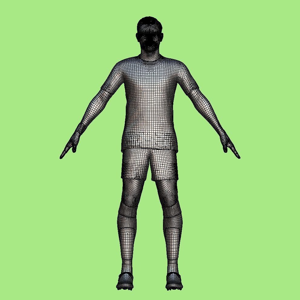 T-Pose Mauro Icardi Galatasaray 23-24 3D model_4