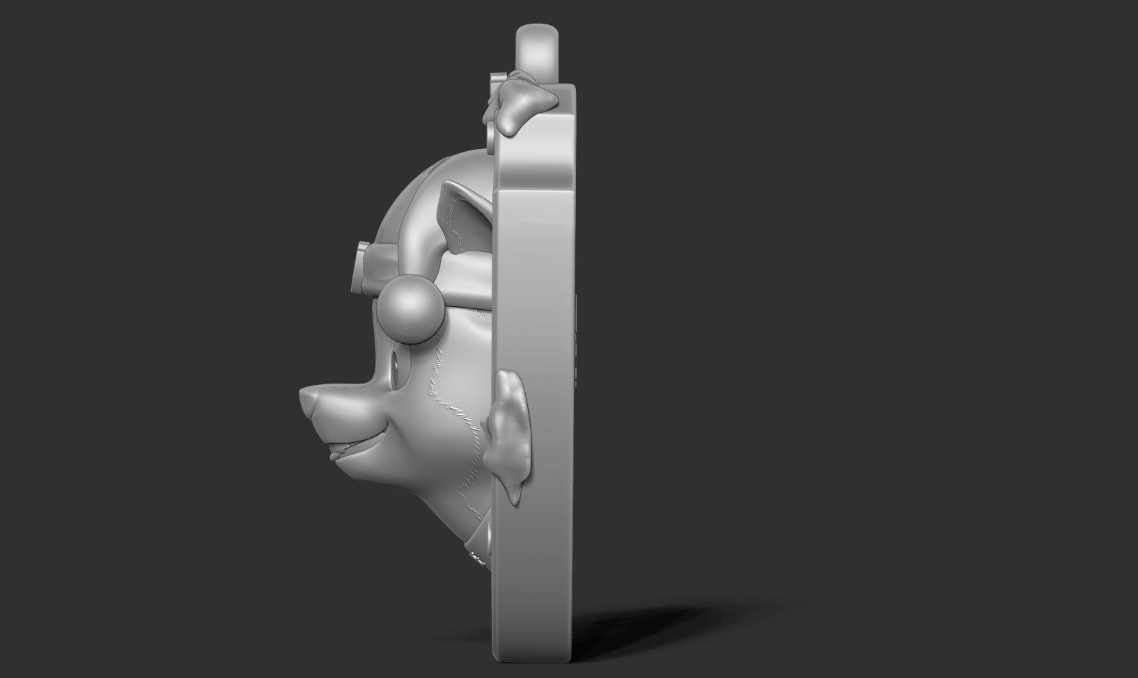 Chase - Christmas Medal 3D print model_14