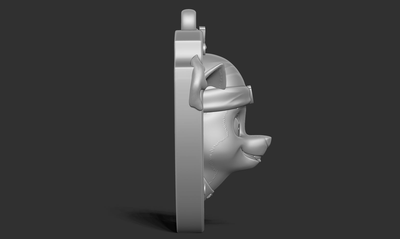 Chase - Christmas Medal 3D print model_13