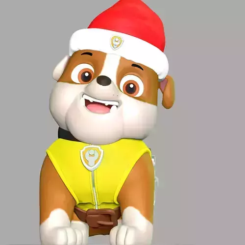 Rubble Christmas - Paw Patrol 3D print model