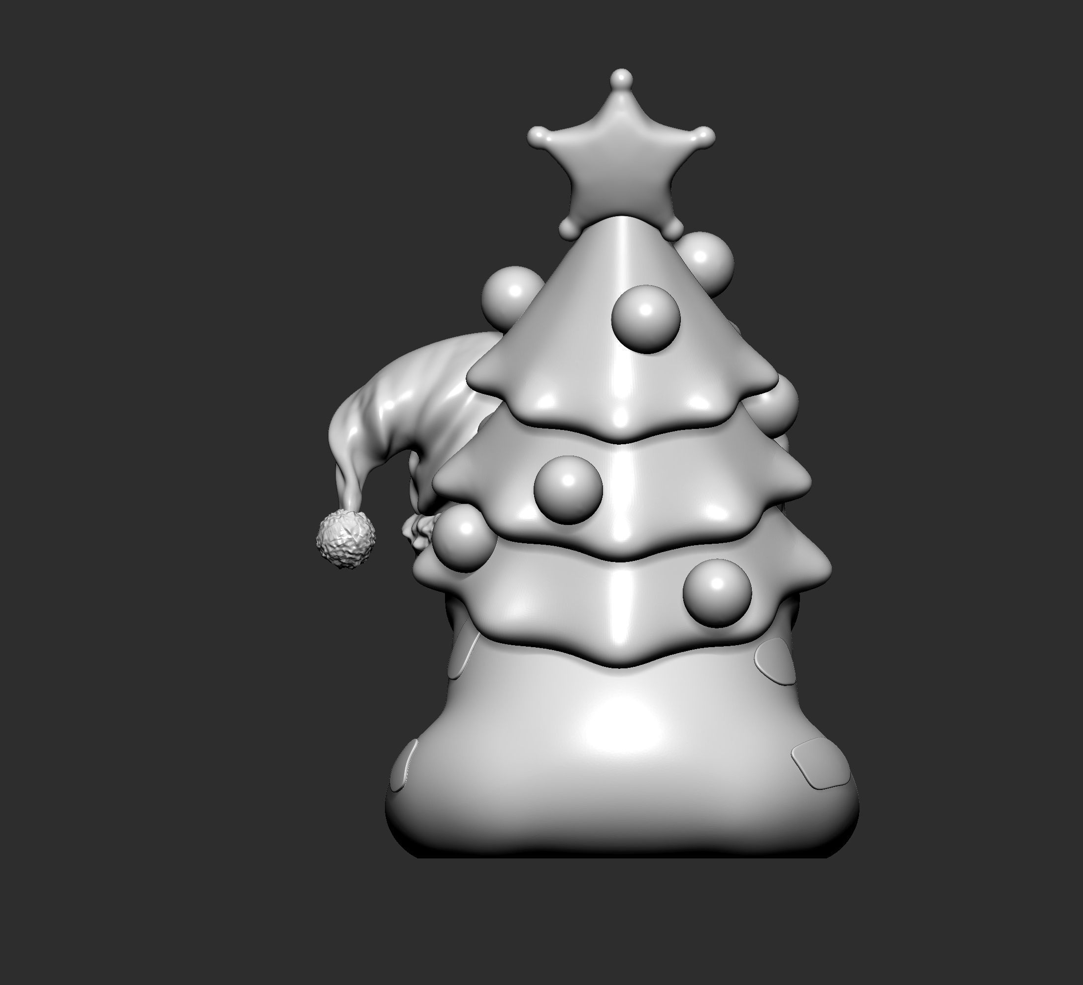 Pokemon - Bulbasaur Christmas 3D print model_6