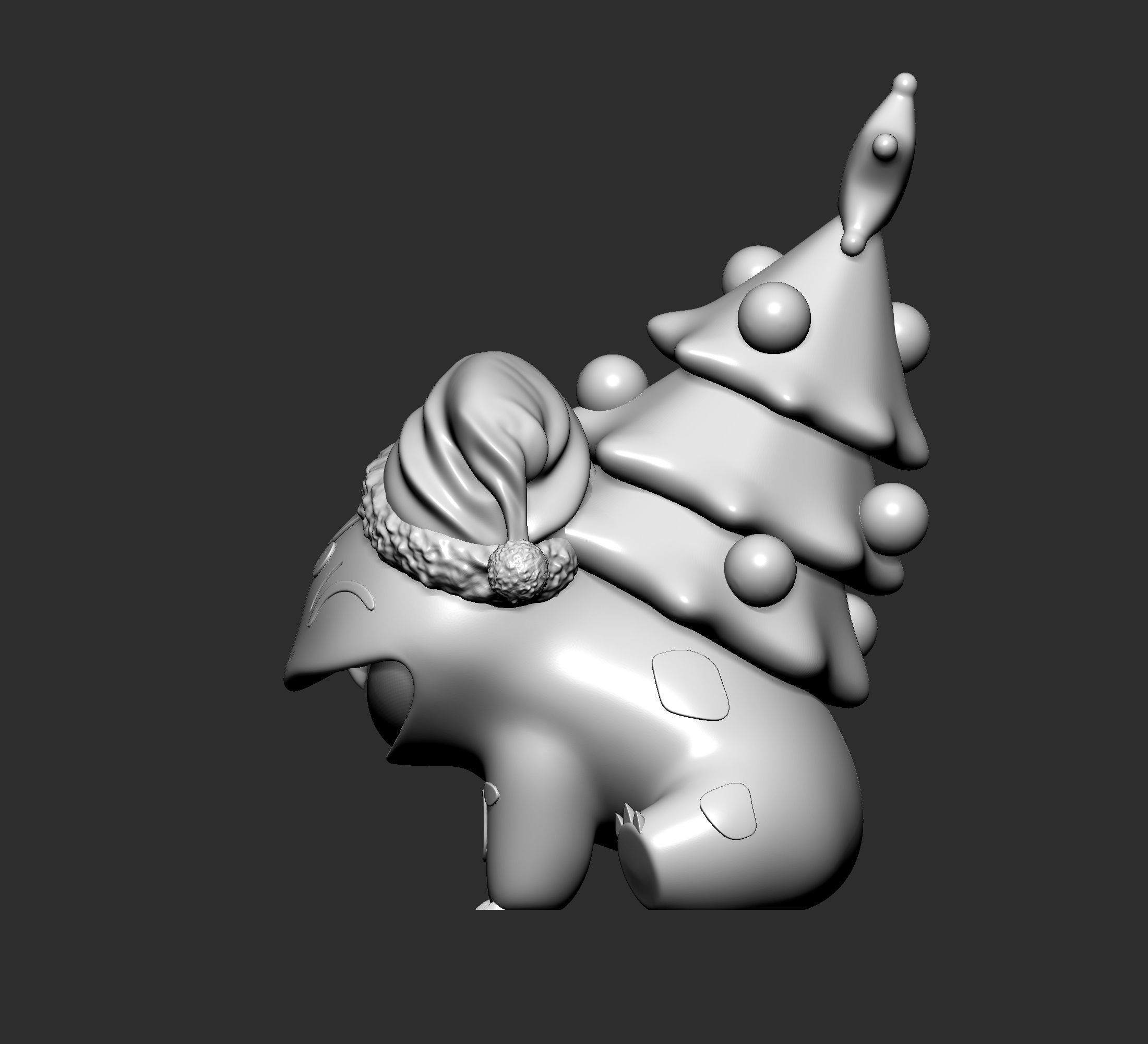 Pokemon - Bulbasaur Christmas 3D print model_3