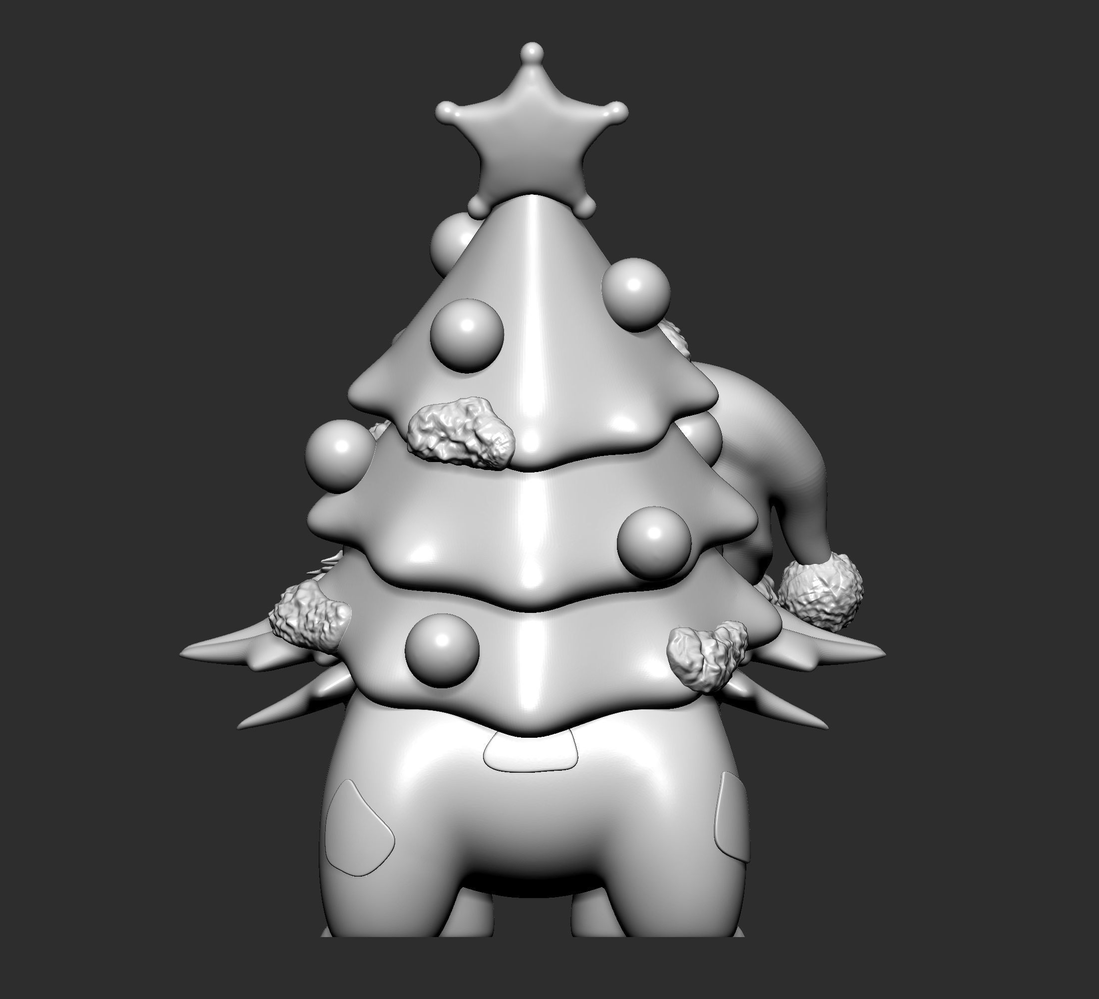 Pokemon - Ivysaur Christmas 3D print model_6