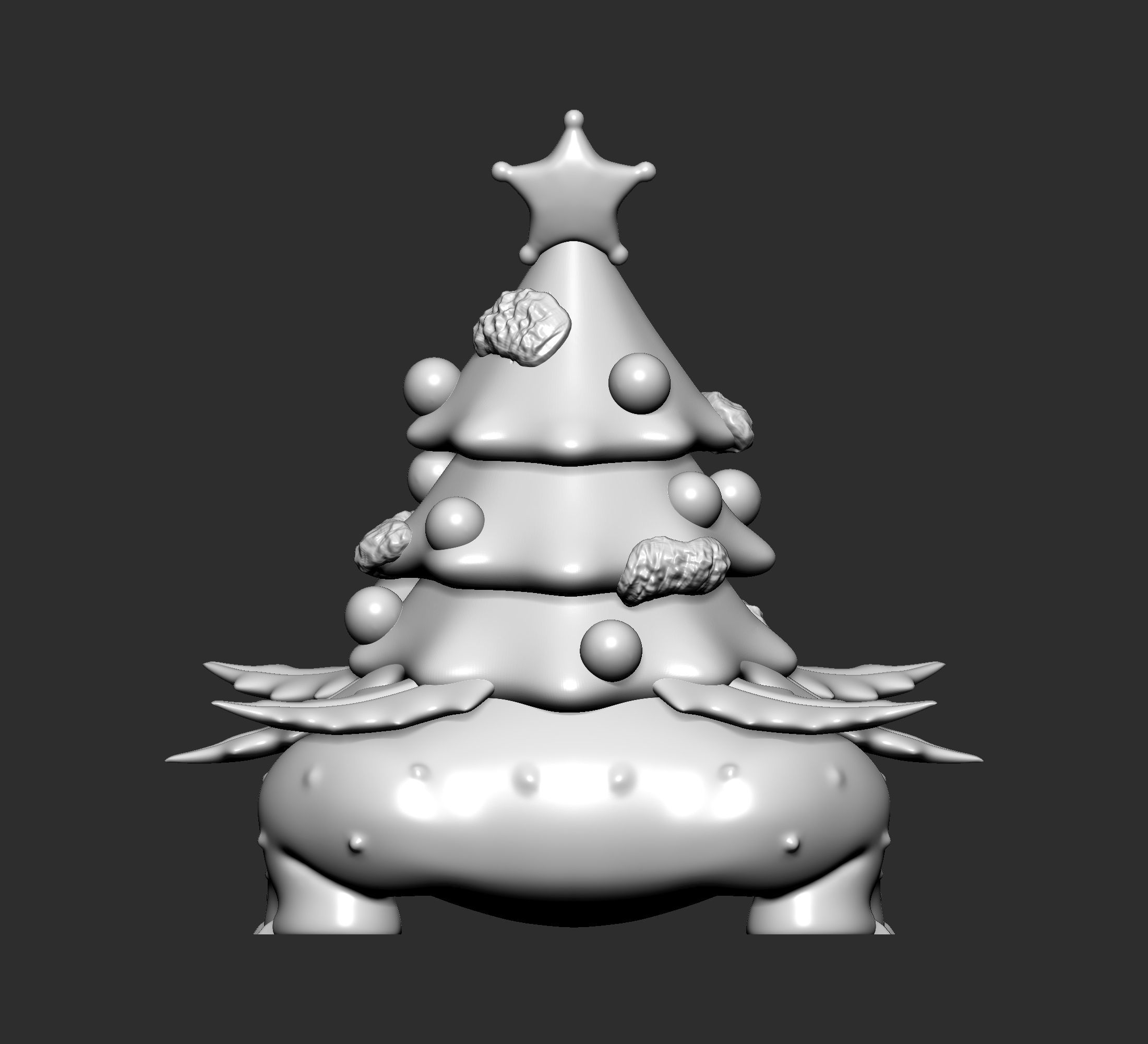 Pokemon - Venusaur Christmas 3D print model_6