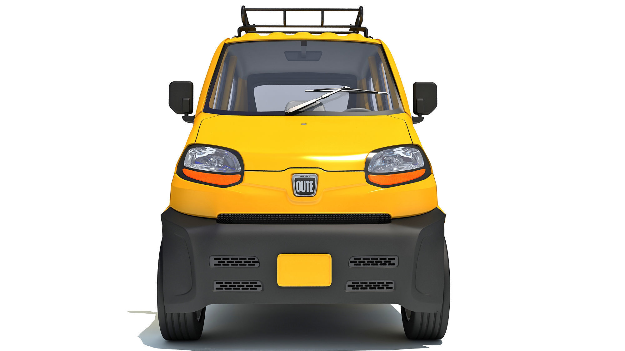 Bajaj Qute Auto Taxi 3D model_10