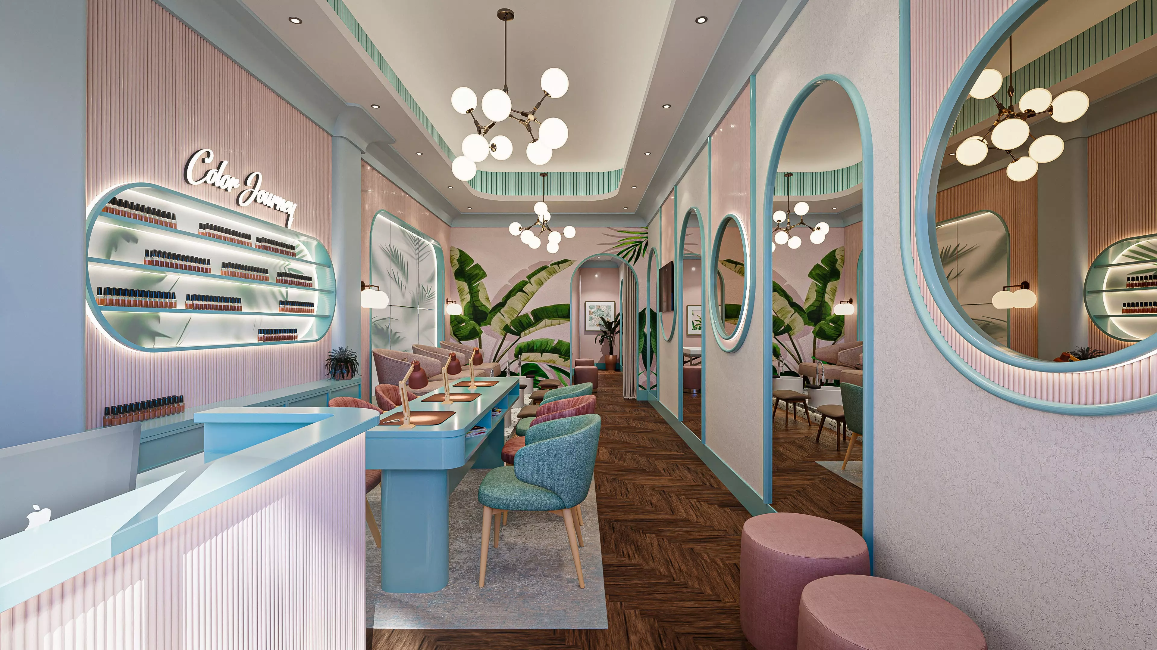 Nail Salon - Maximalist Blend-Fbx-Obj 3D model_0