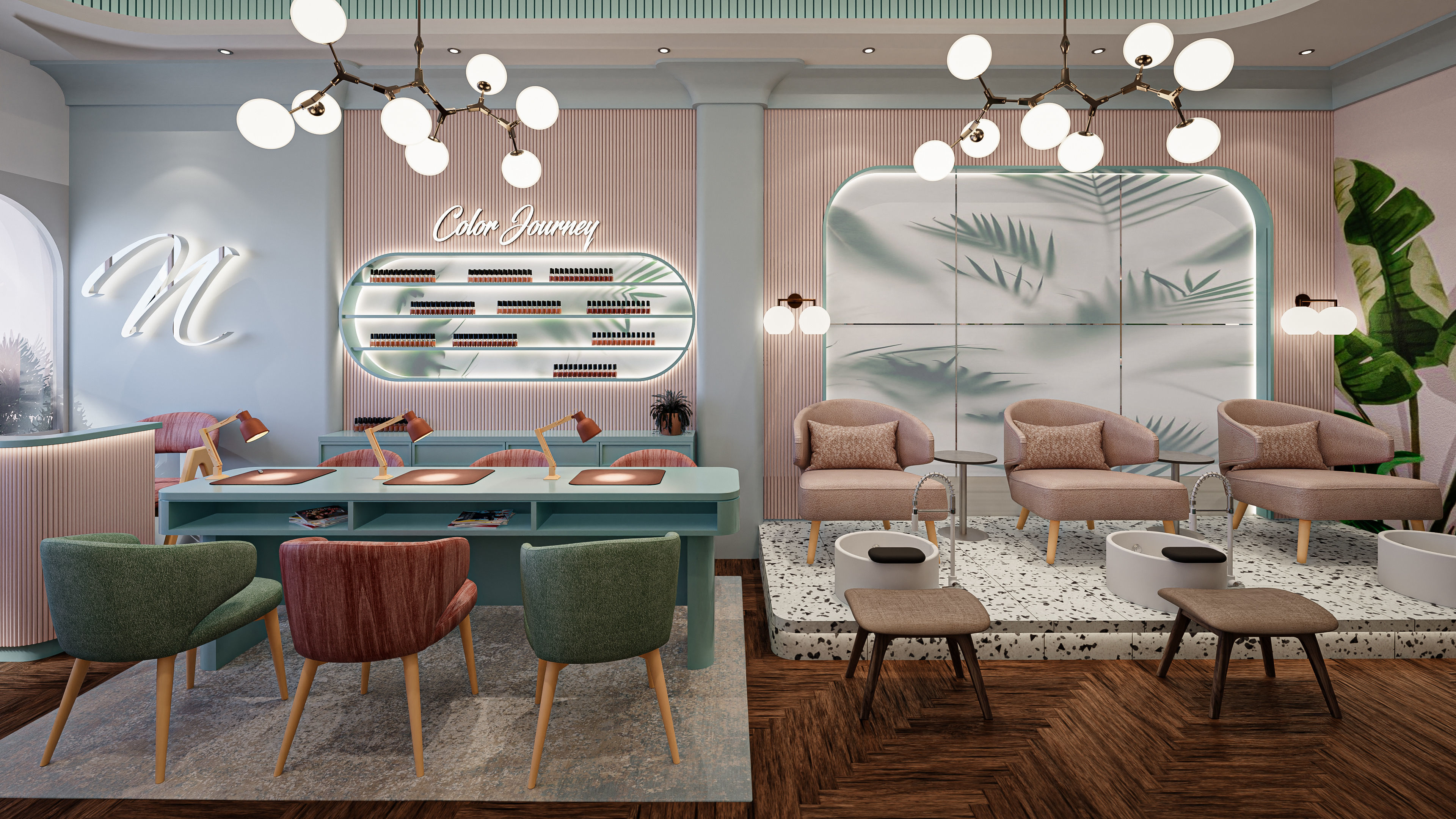 Nail Salon - Maximalist Blend-Fbx-Obj 3D model_2