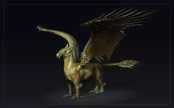 Griffins 3D Model 3D model