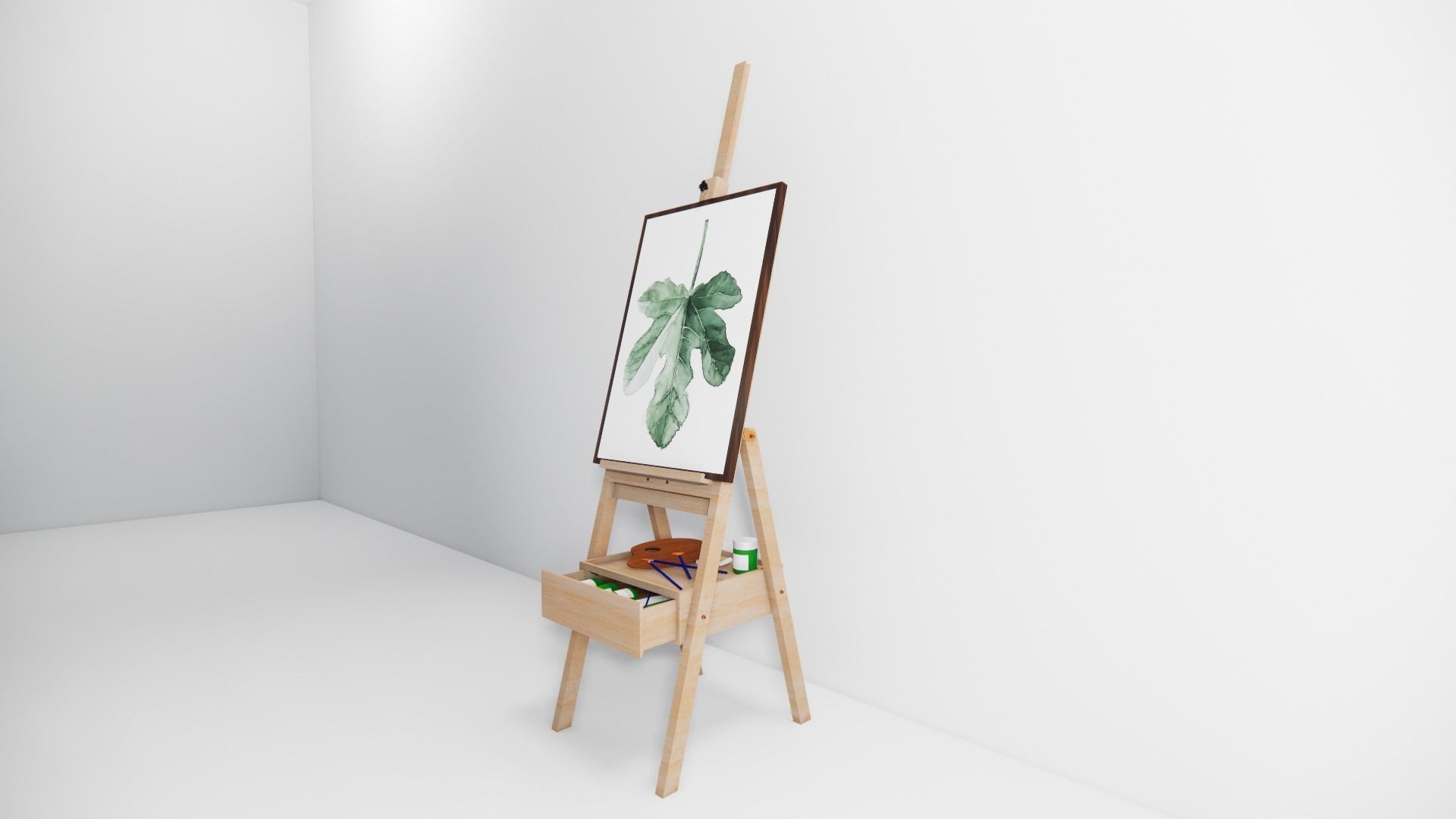 The Easel 3D model_3