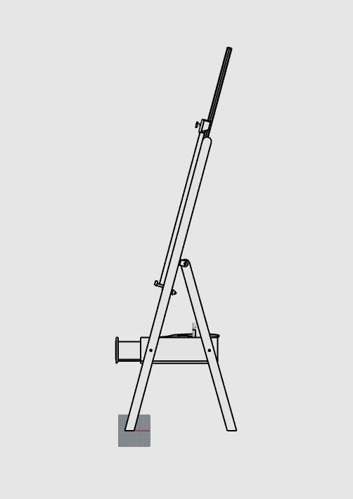 The Easel 3D model_1