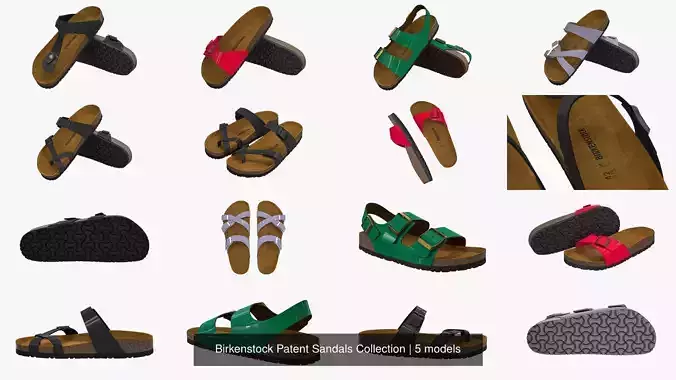 Birkenstock Patent Sandals Collection