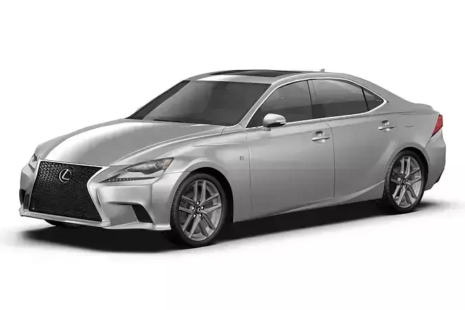 2014 Lexus IS350 3D model