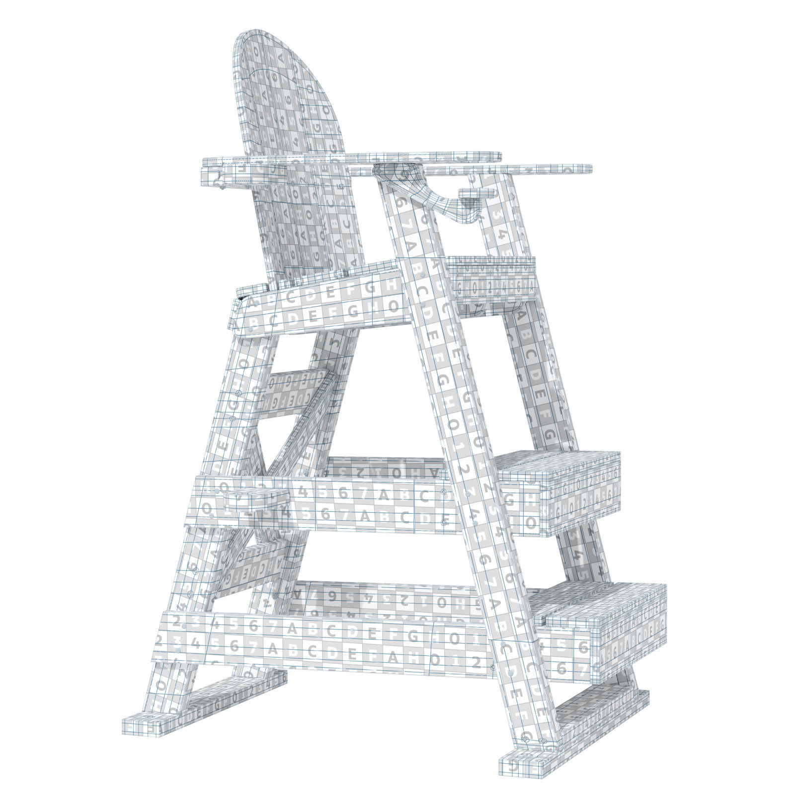 Tailwind Furniture lifeguard chair 3D model_22