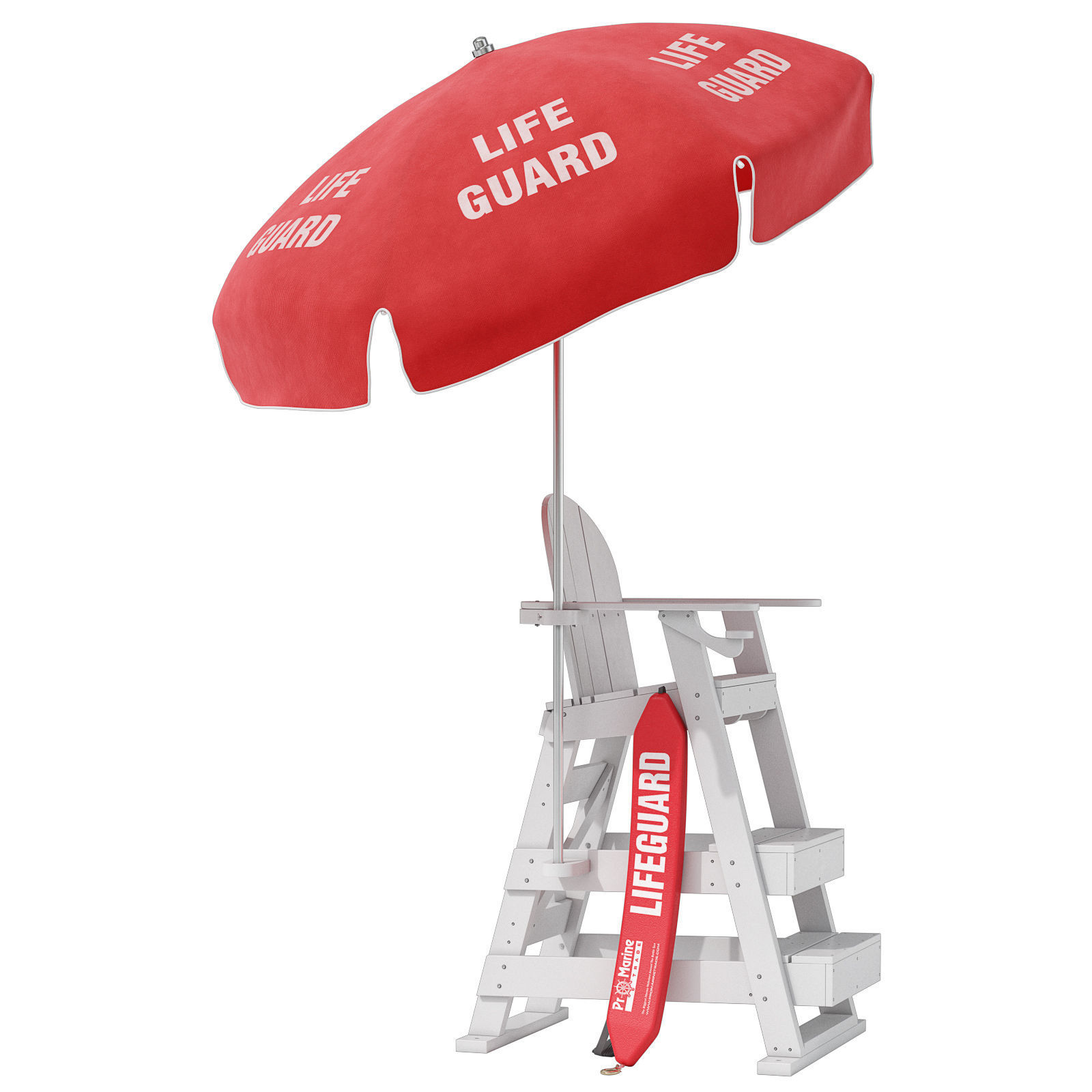 Tailwind Furniture lifeguard chair 3D model_4