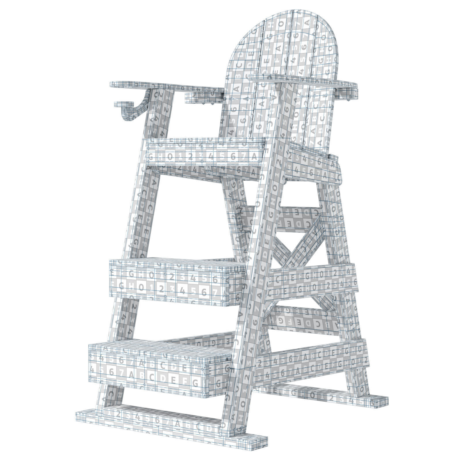 Tailwind Furniture lifeguard chair 3D model_23