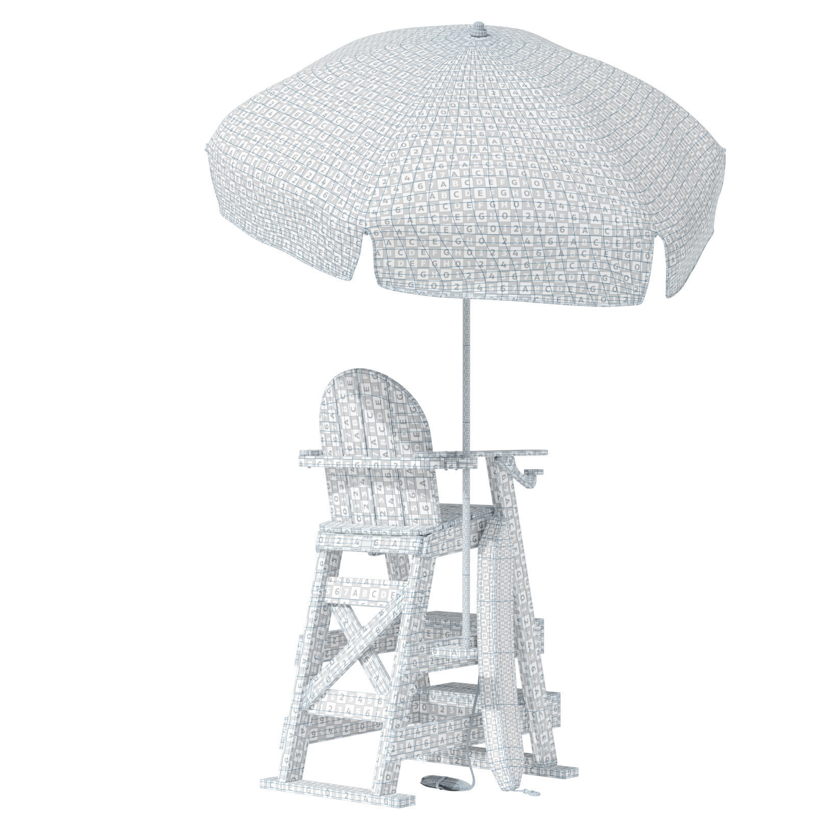 Tailwind Furniture lifeguard chair 3D model_15