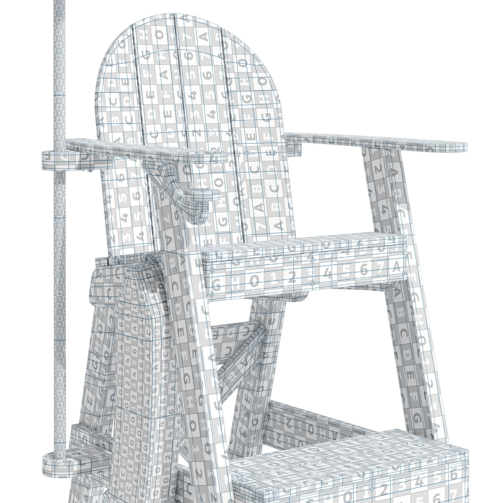 Tailwind Furniture lifeguard chair 3D model_25