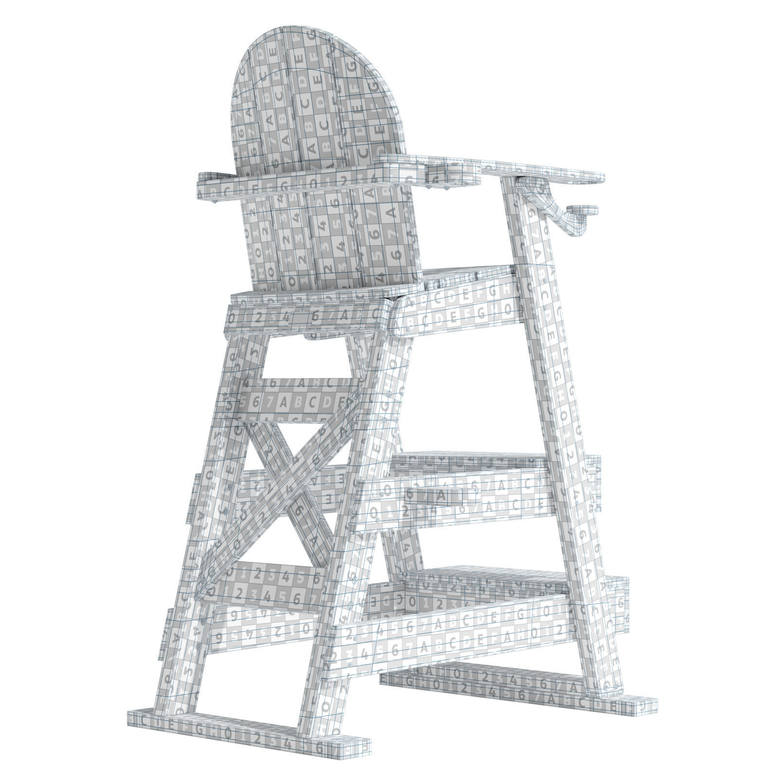 Tailwind Furniture lifeguard chair 3D model_21