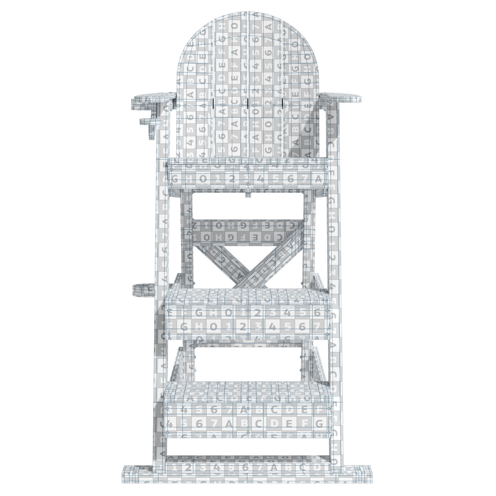 Tailwind Furniture lifeguard chair 3D model_24