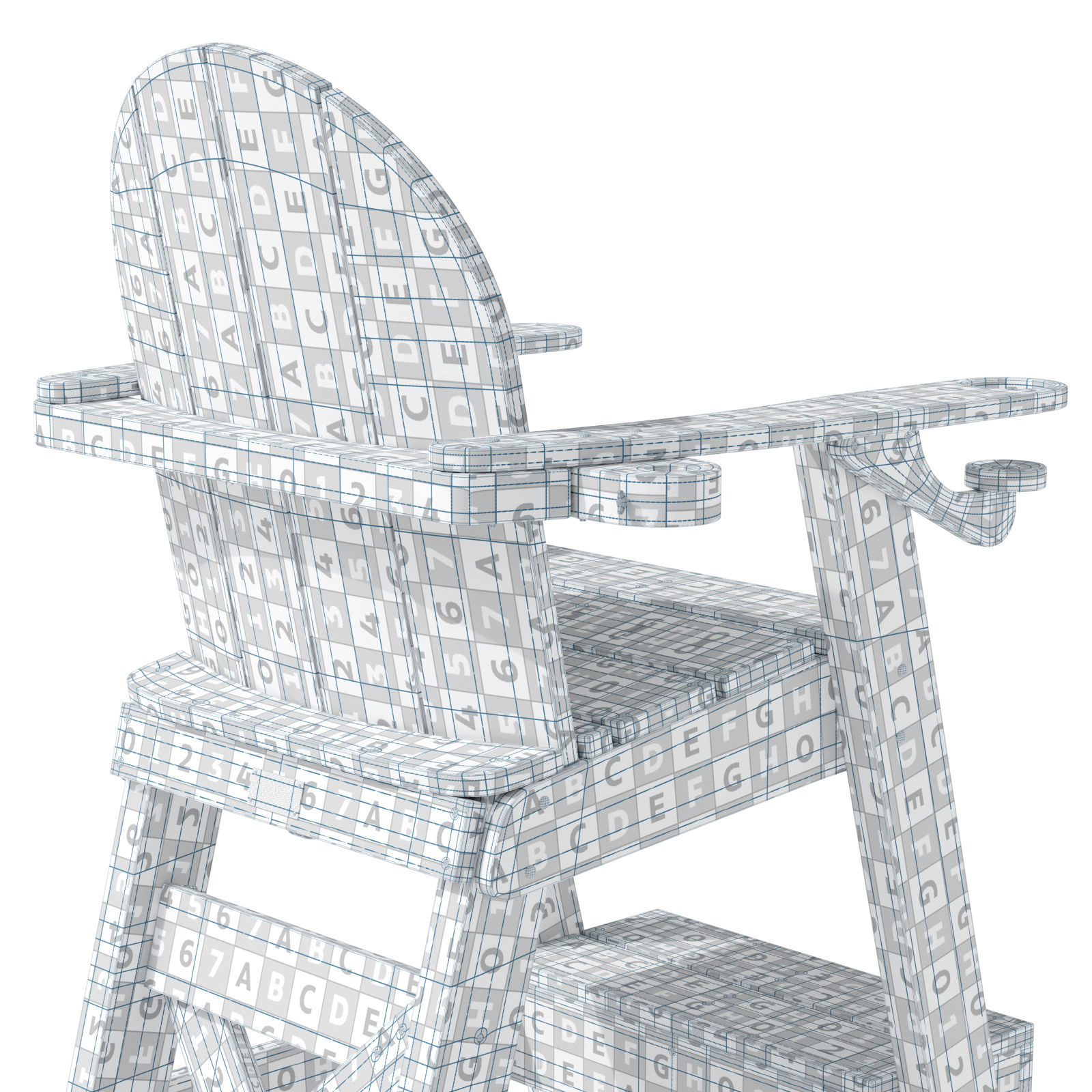 Tailwind Furniture lifeguard chair 3D model_26