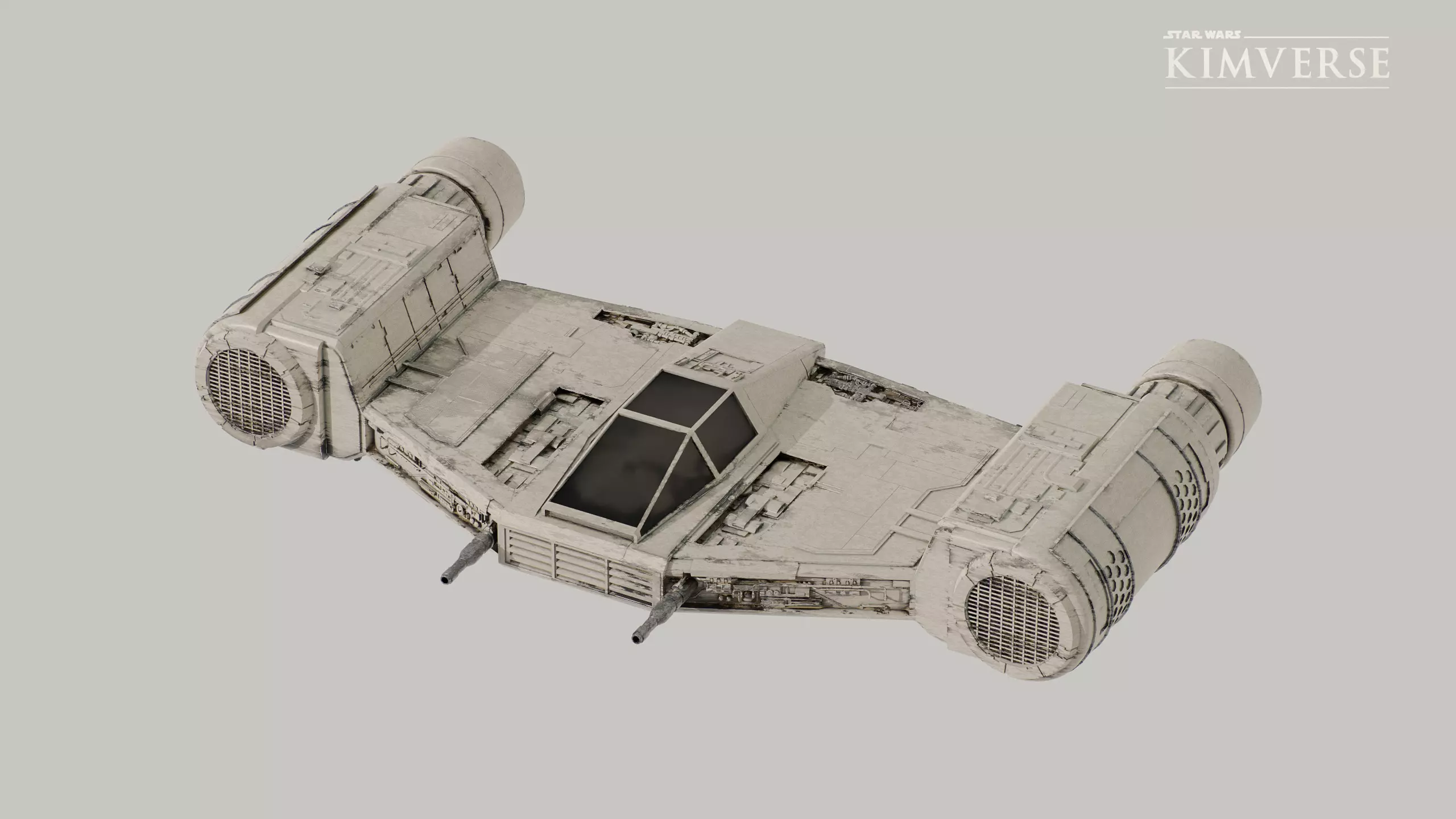 Archer-class Starfighter - Star Wars Kimverse 3D model_0