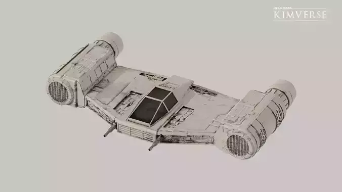 Archer-class Starfighter - Star Wars Kimverse 3D model