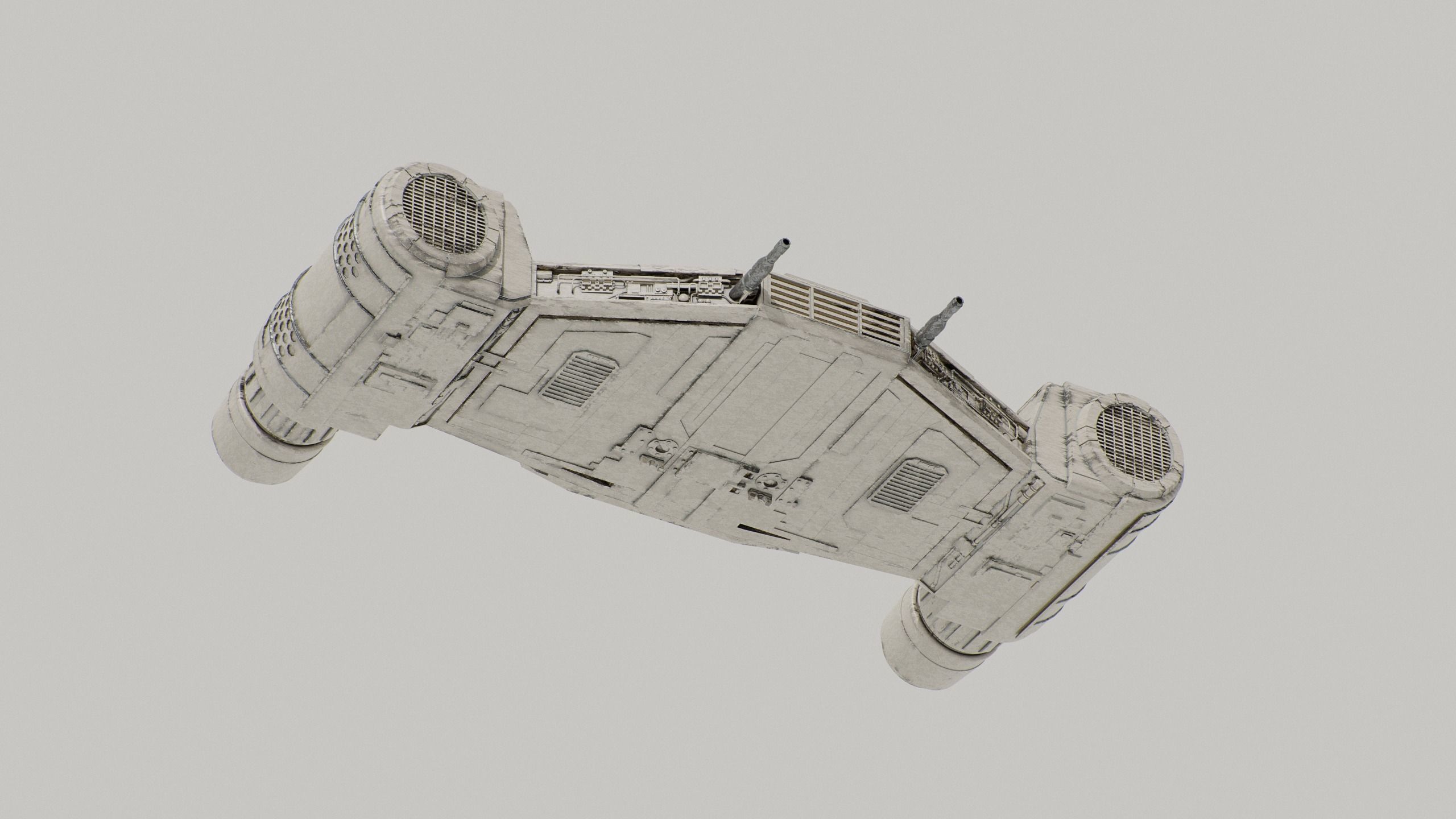 Archer-class Starfighter - Star Wars Kimverse 3D model_3