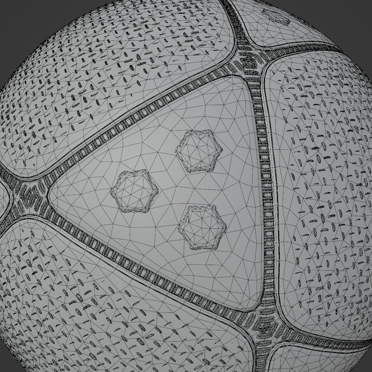 Soccer Ball Free 3D model_6