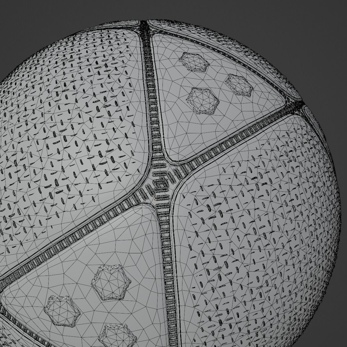 Soccer Ball Free 3D model_5