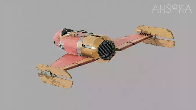 Shin Hati Fiend Starfighter - Star Wars Ahsoka 3D model