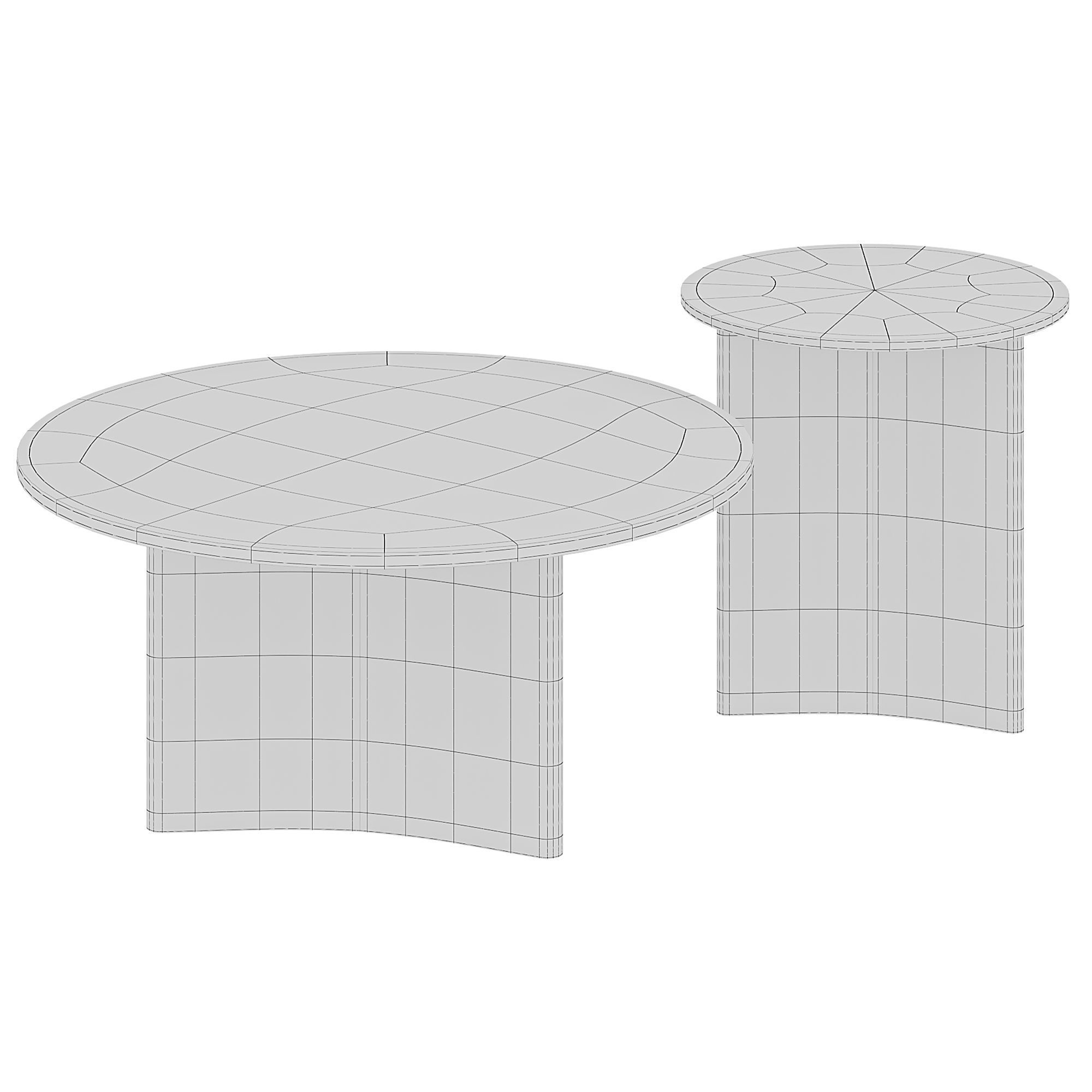 LaLume  coffee table 3D model_2