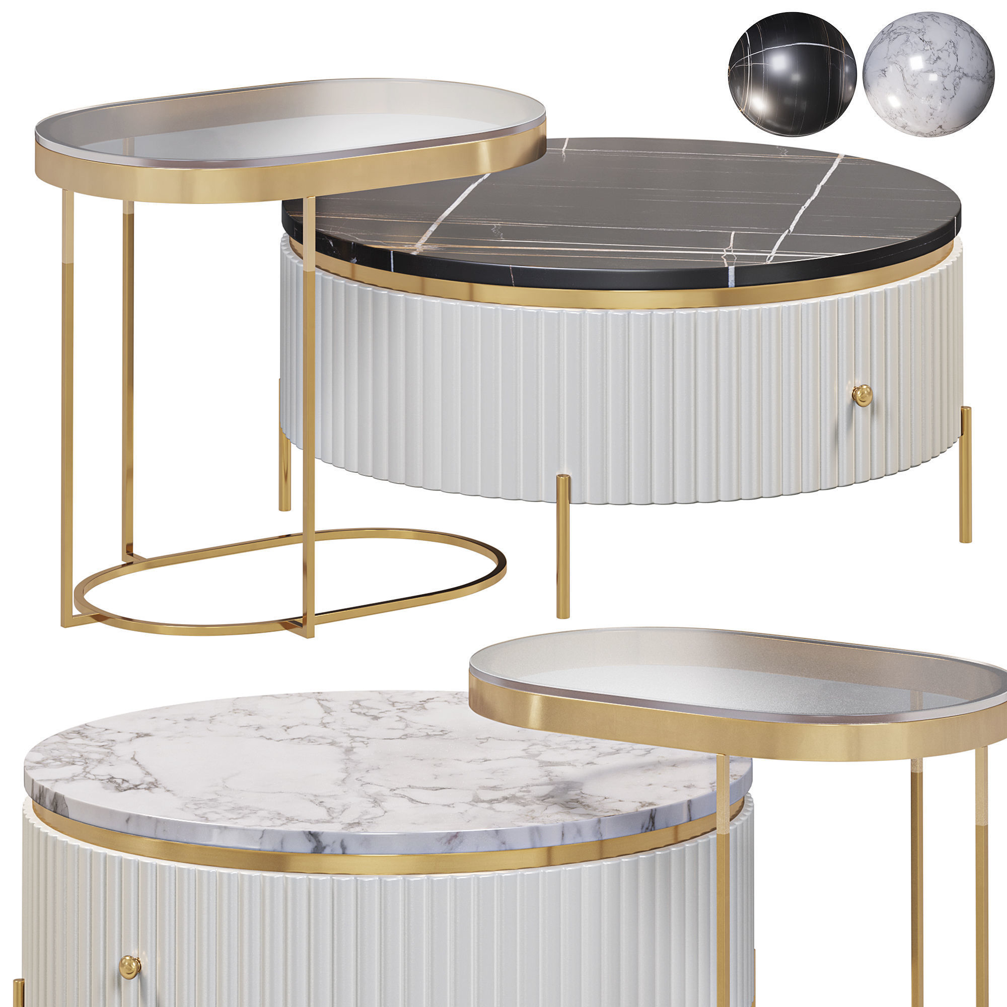  Cofe Table LaLume-AP00223 3D model_1