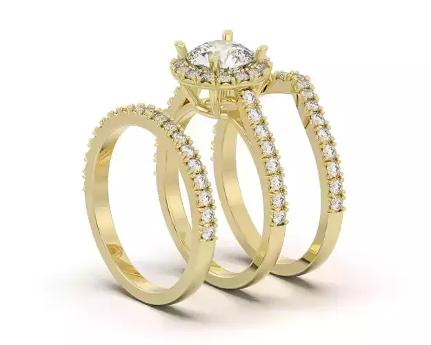 Engagement Ring with Band 