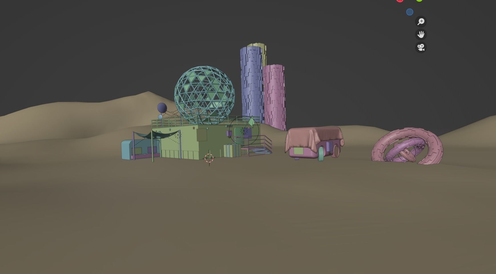 Apocalyptic Base 3D model_4