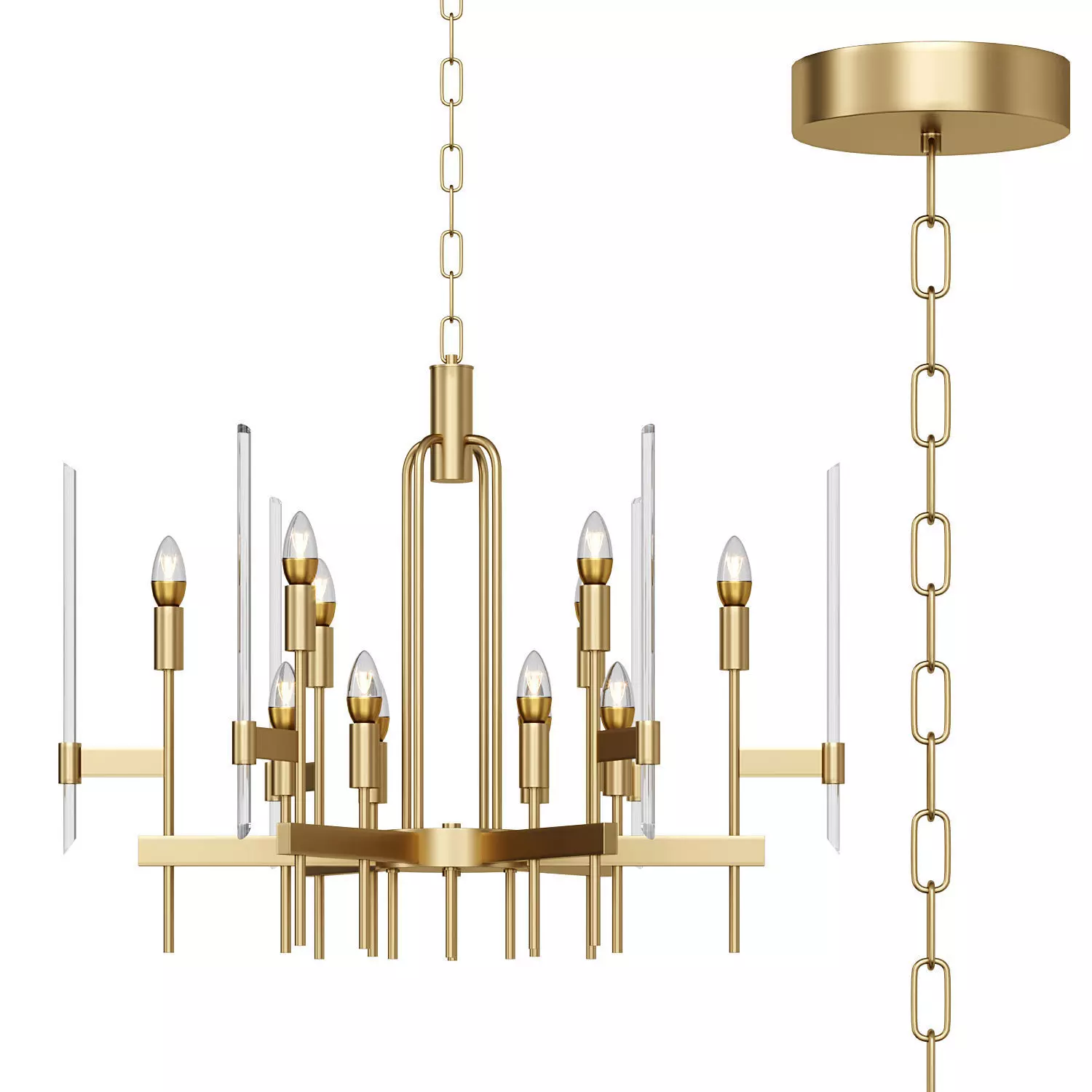  Bari Light Chandelier 3D model_0