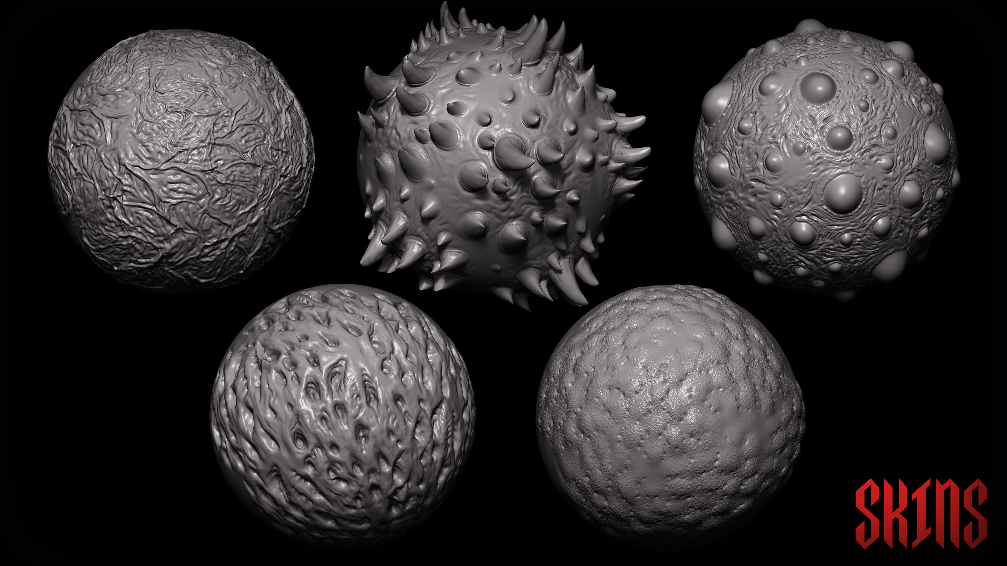 Zbrush Blender Creature Maker 390 Brushes Bundle 20 OFF Texture_9