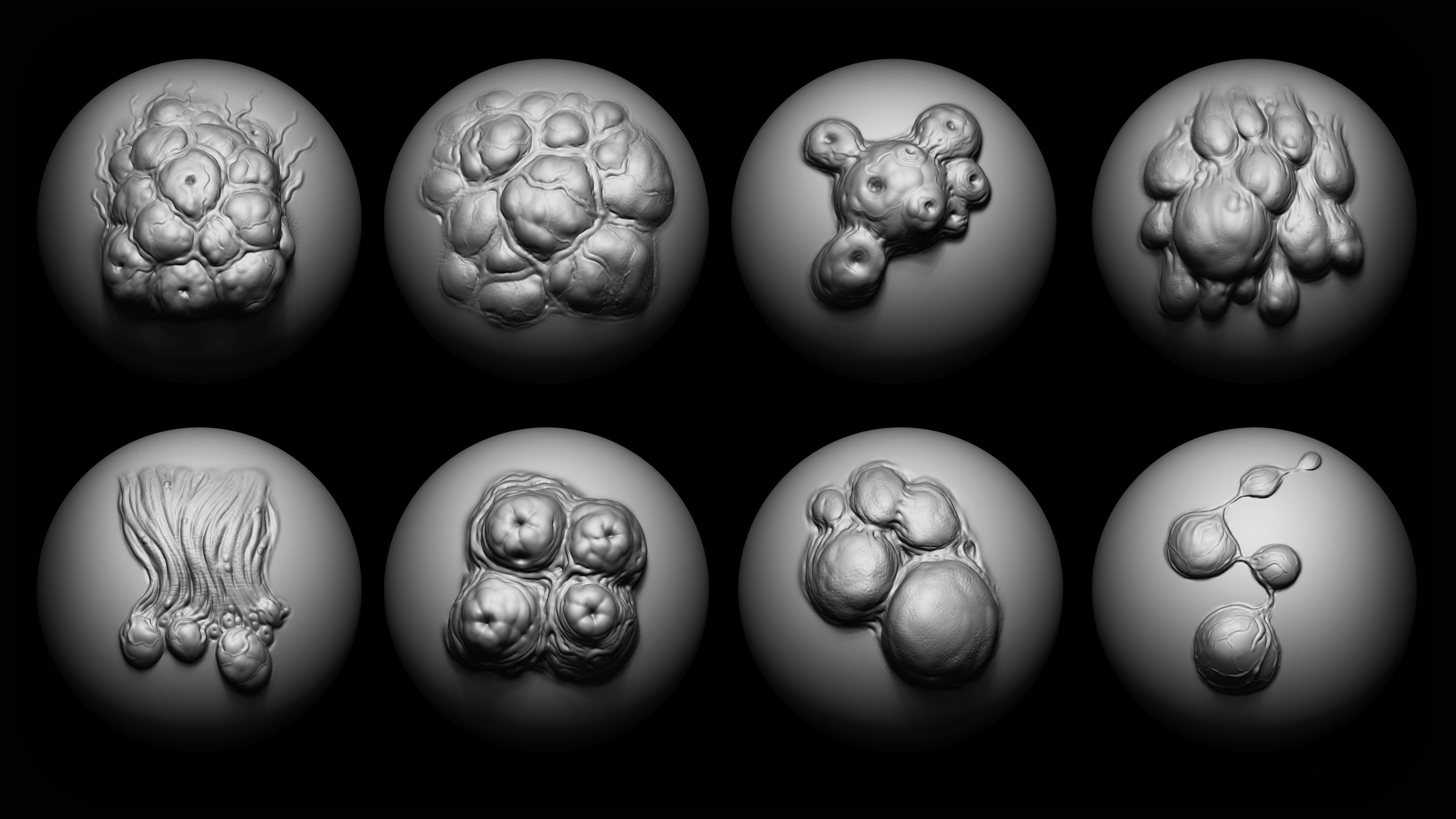 Zbrush Blender Creature Maker 390 Brushes Bundle 20 OFF Texture_13