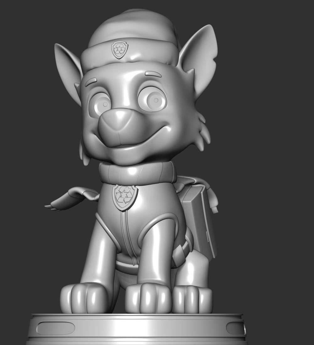 Rocky Christmas - Paw Patrol 3D print model_10