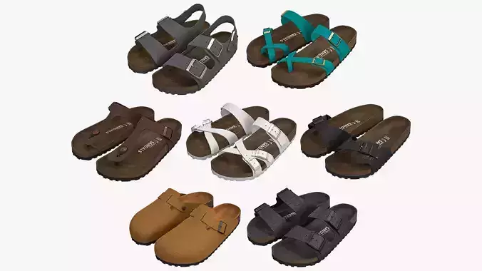 Leather Sandals Collection 