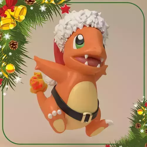 CHRISTMAS DECORATION - CHARMANDER Free 3D print model