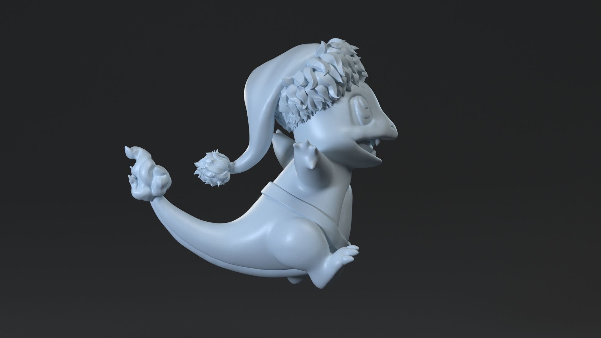 CHRISTMAS DECORATION - CHARMANDER Free 3D print model_4