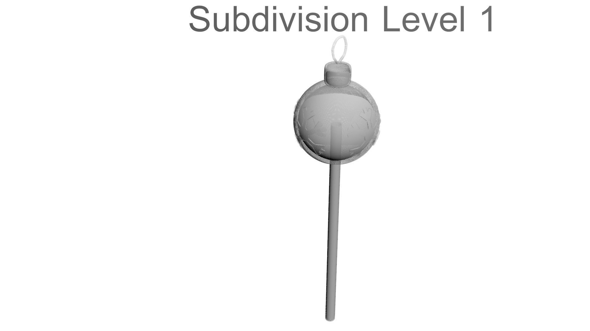 Christmas Cake Pops Set 3D model_44